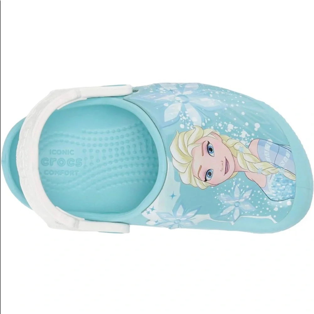 Toddler Girl Disney Frozen Blue Crocs size5